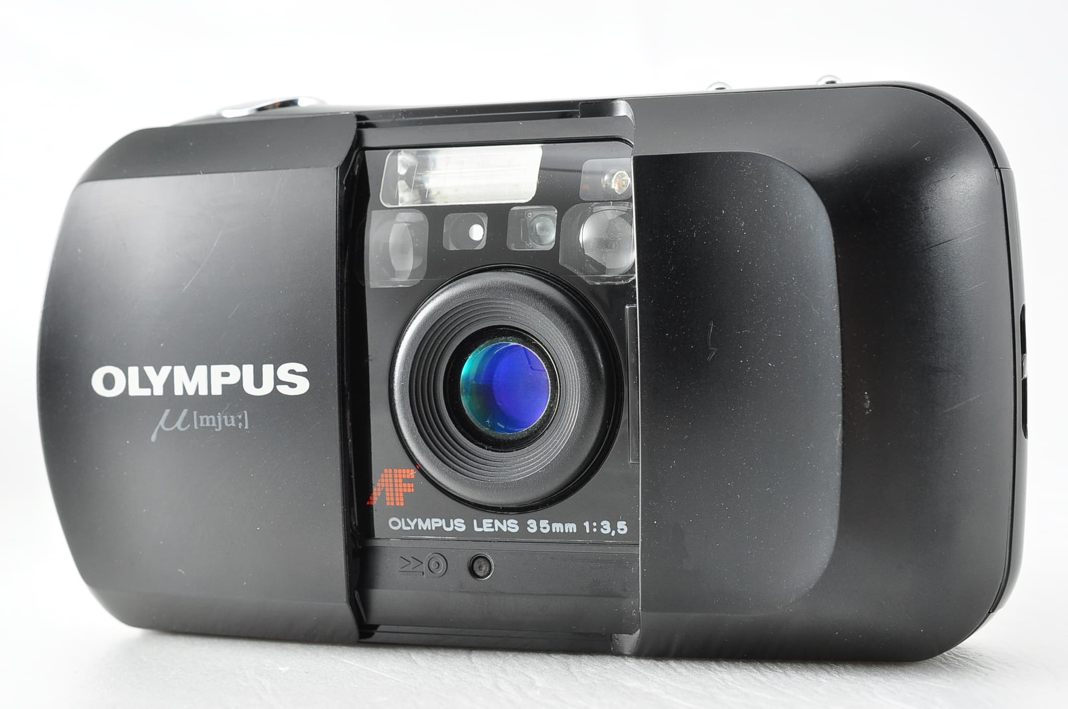 Olympus μ mju 35mm Point & Shoot Film Camera Near Mint
