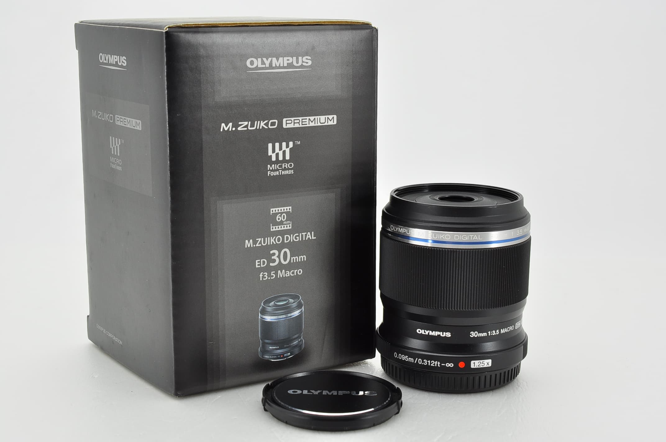 Olympus M.ZUIKO DIGITAL ED 30mm F3.5 Macro Near Mint