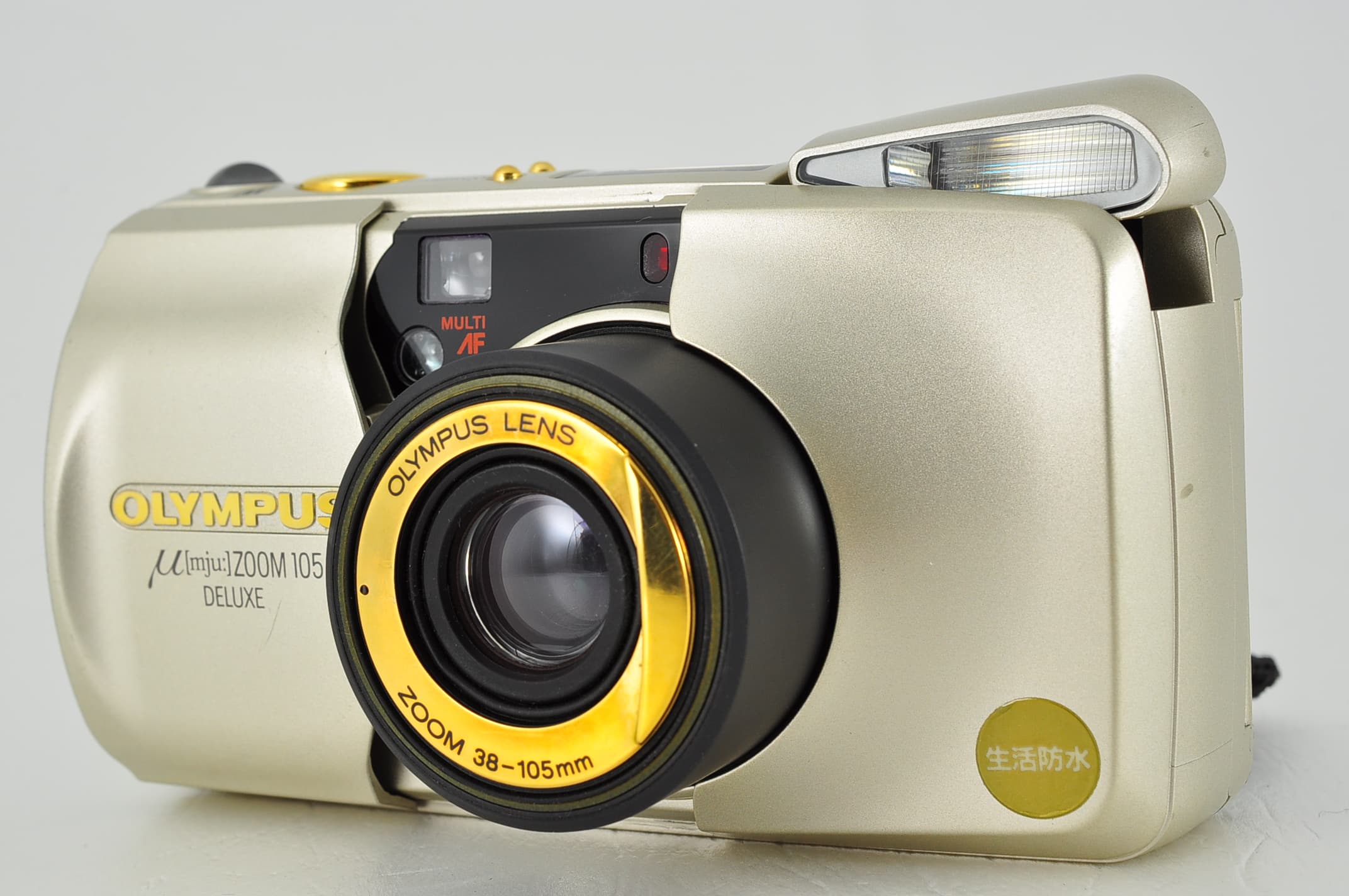 Olympus μ mju Zoom 105 Deluxe 35mm Film Camera Near Mint