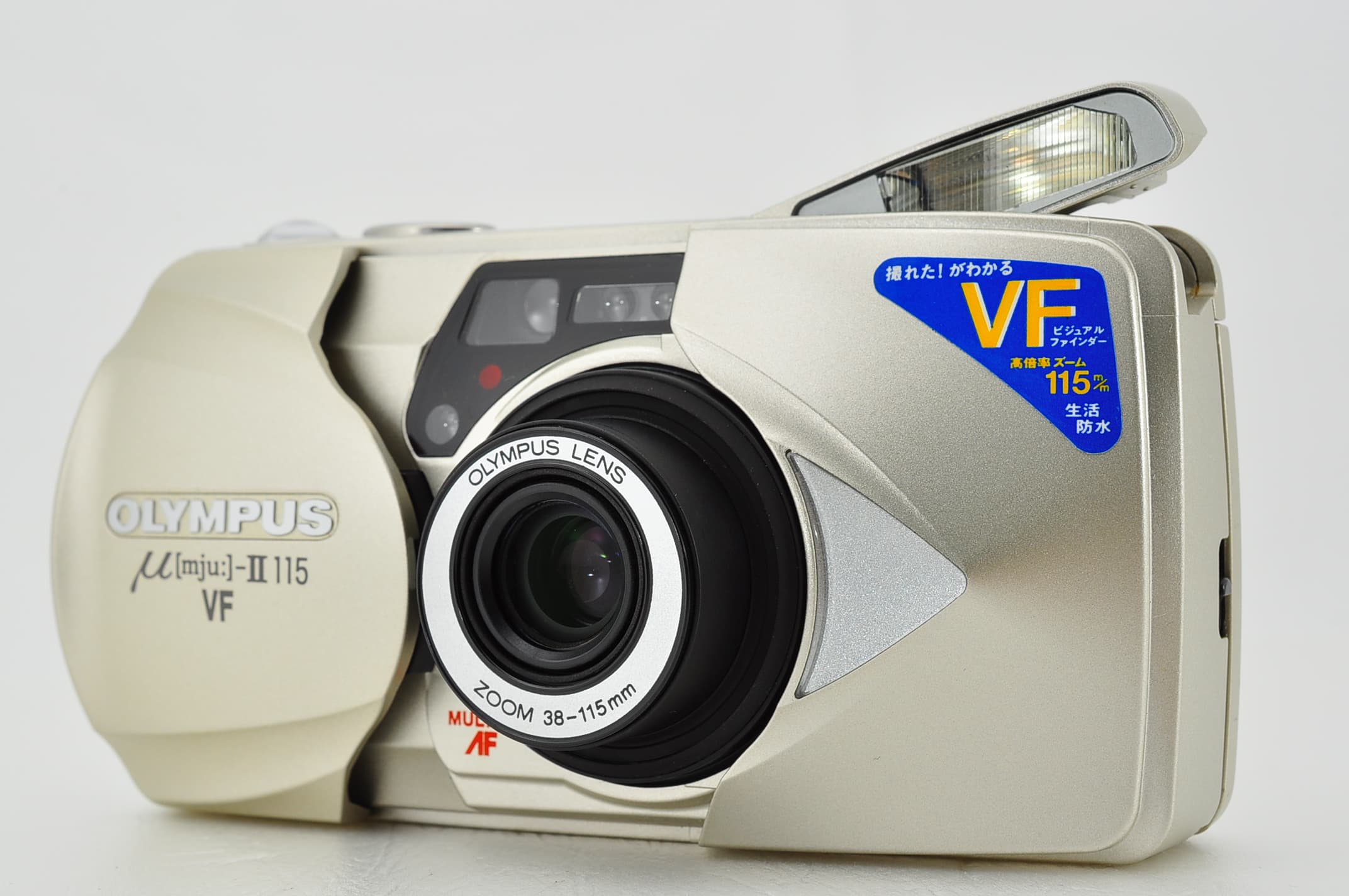 Olympus μ mju II 115 VF 35mm Film Camera Mint