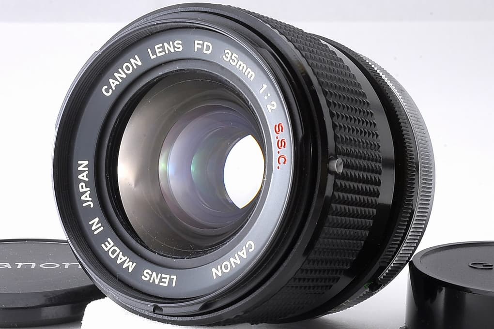 Canon FD 35mm F/2 S.S.C MF Standard Prime Lens SSC