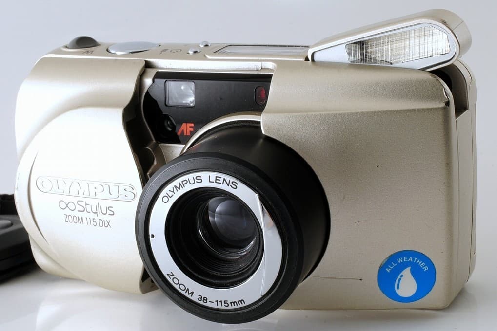 Olympus Stylus μ mju Zoom 115 DLX 35mm Point & Shoot Film Camera JP