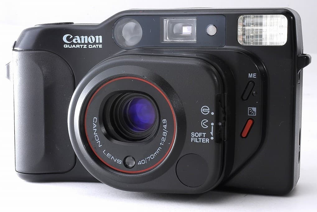 CANON Autoboy TELE QUARTZ DATE Point & Shoot Film Camera