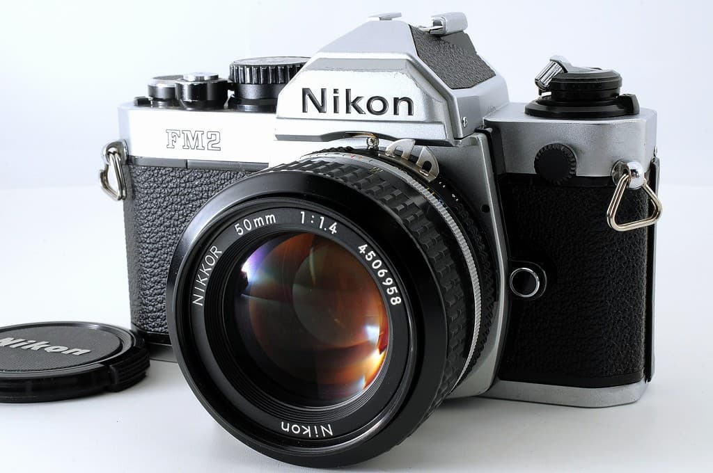 Nikon New FM2 FM2N Silver Body Film Camera Ai 50mm F/1.4 Lens