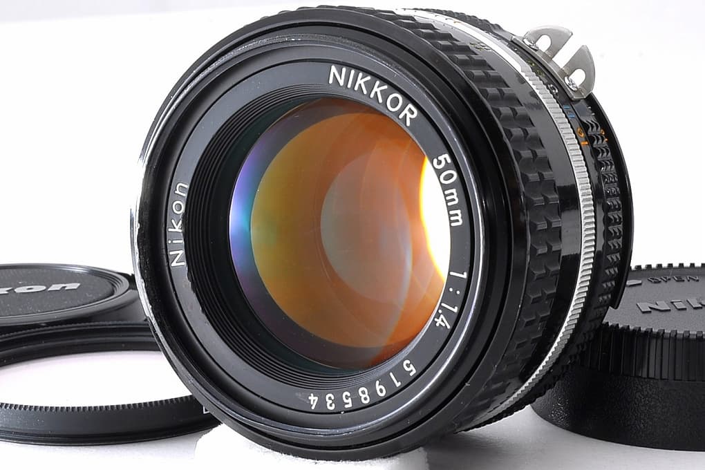 Nikon Ai-s AISNikkor 50mm F/1.4 MF Standard Lens Camera