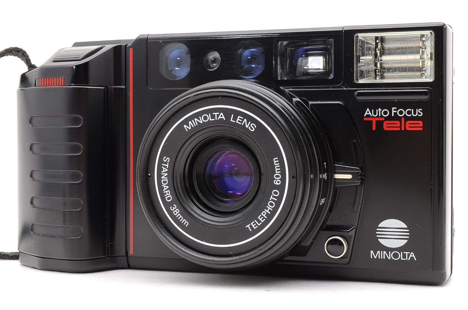 Near MINT , Fully Working Minolta AF-Tele Point & Shoot Camera From Japan