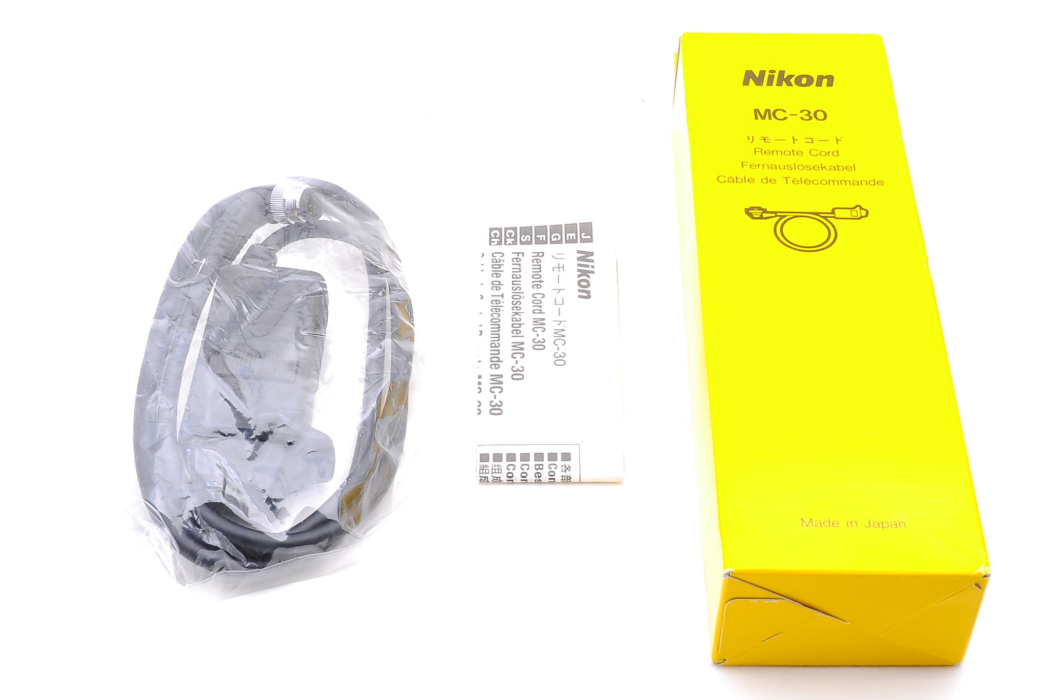 Nikon MC-30 Remote Cord Unused co1318