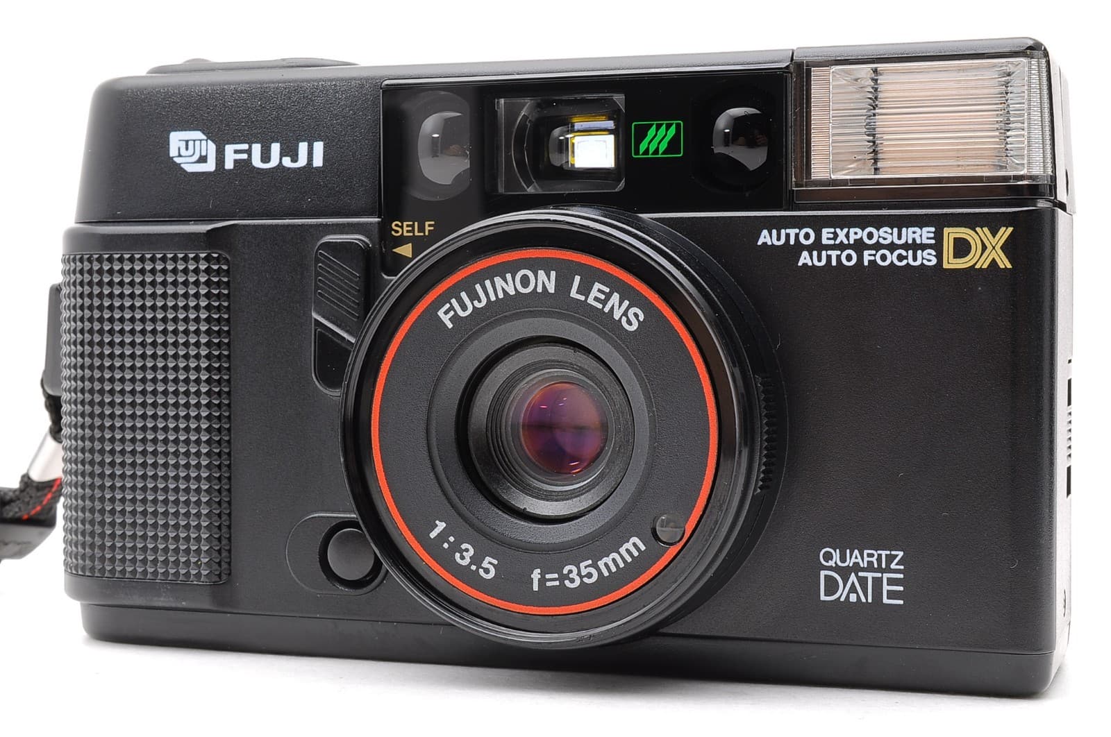 MINT , Fully Working Fuji Auto-8 Date Point & Shoot 35mm Film Camera Japan