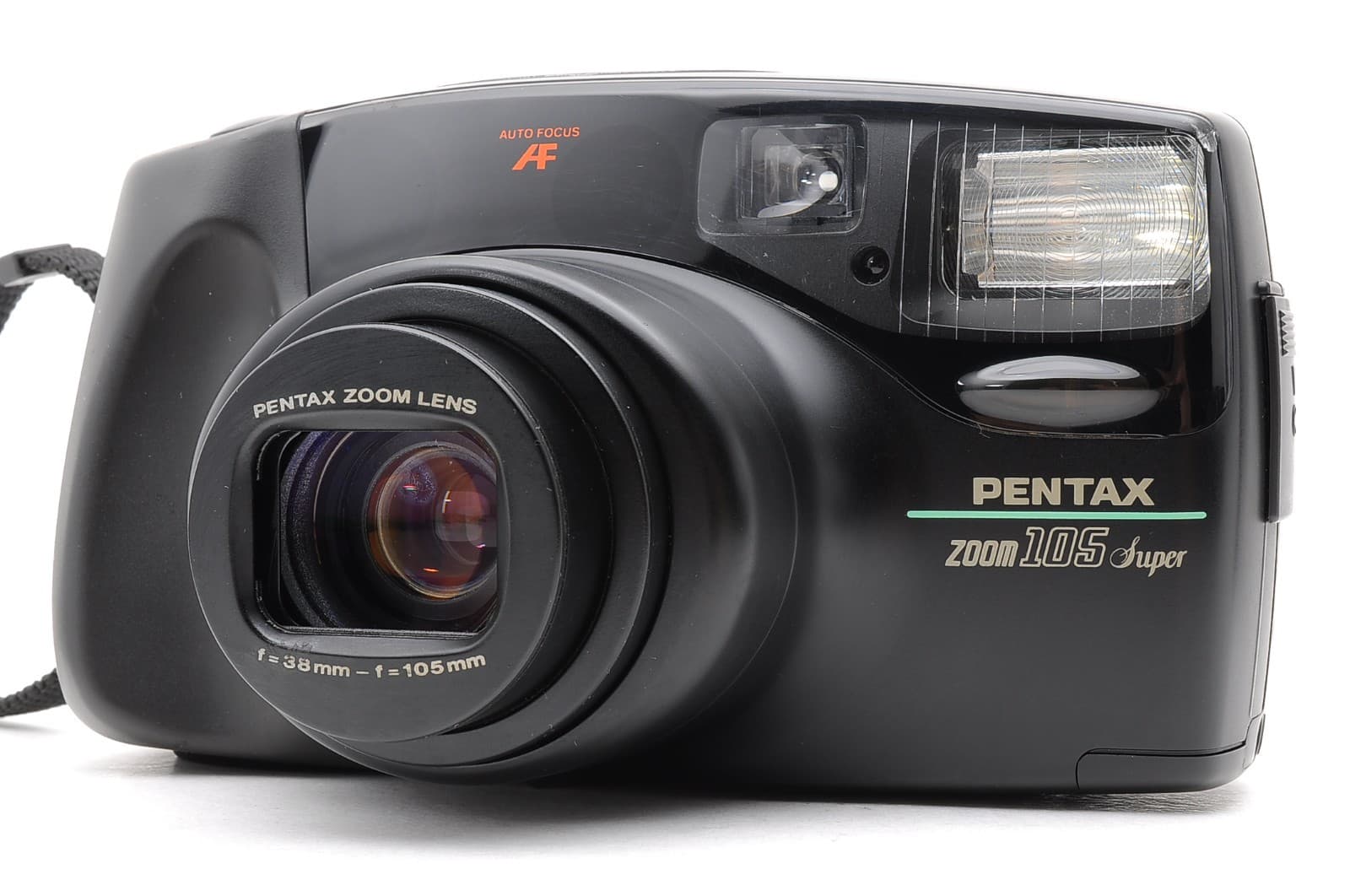 ALL WORKS! Near MINT Pentax Zoom 105 Super Point & Shoot Film Camera From JAPAN
