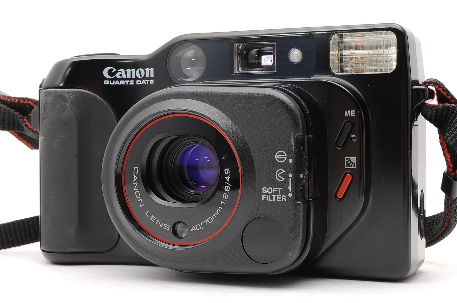 Near MINT All Works Canon Autoboy Tele Sure Shot Point & Shoot Camera From Japan