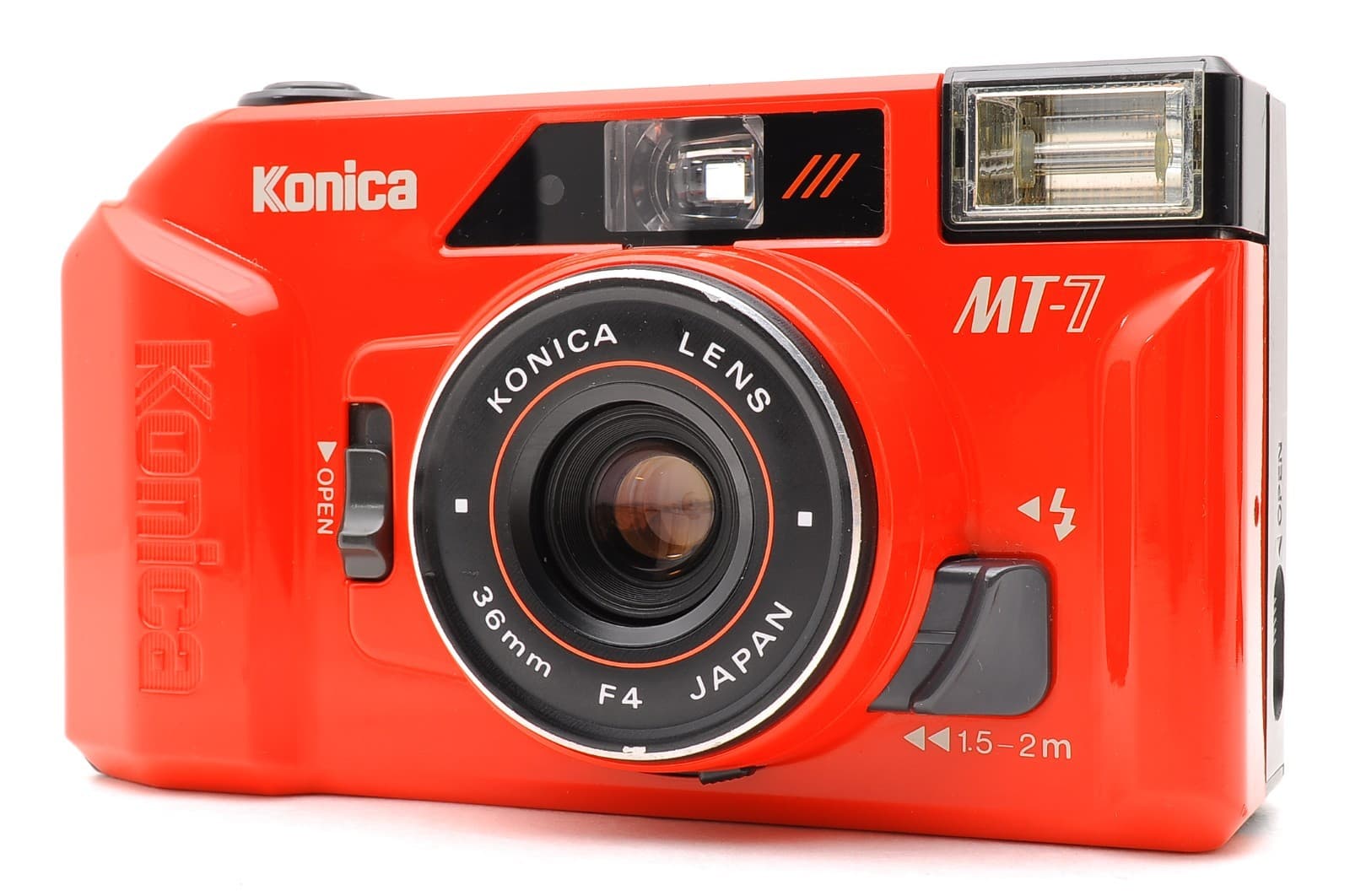 MINT , Fully Working Konica MT-7 Point & Shoot 35mm Film Camera From Japan