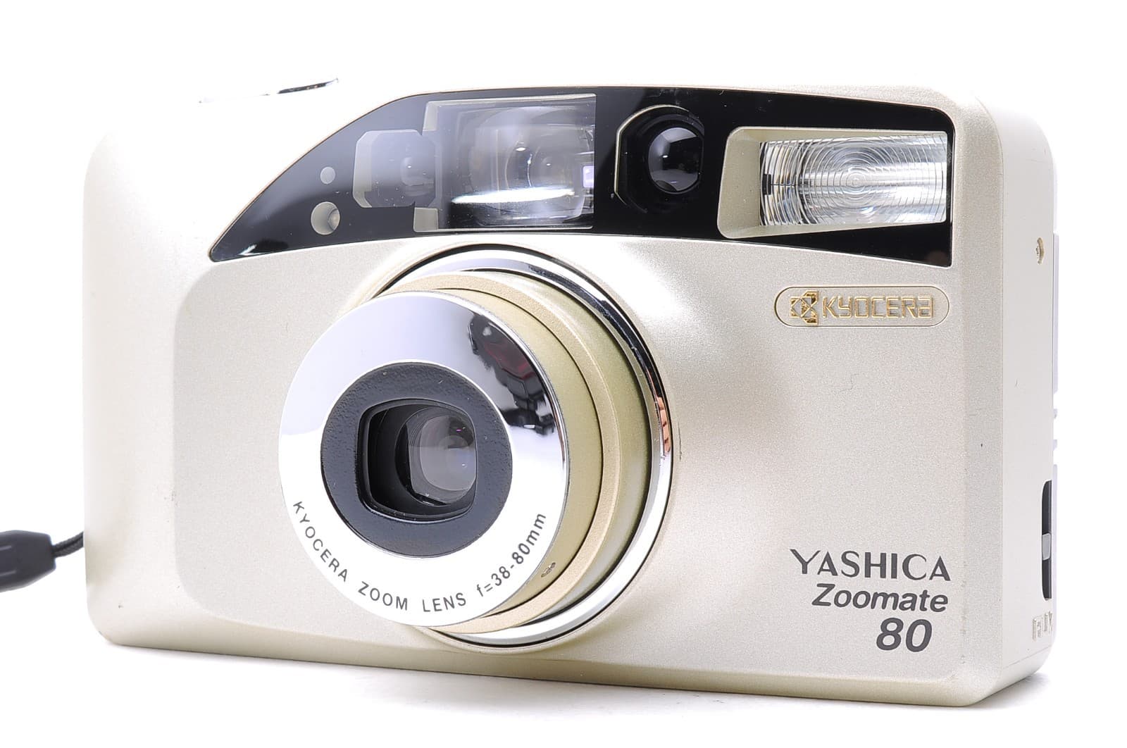 ALL WORKS! Near MINT Kyocera Yashica Zoomate 80 Point & Shoot Camera From Japan