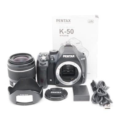 Pentax K-50 DAL18-55mm Digital Camera Excellent From Japan Tested Working.