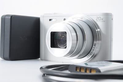 Appareil photo numérique Sony Cyber-shot DSC-WX350 35 langues blanc - [près...