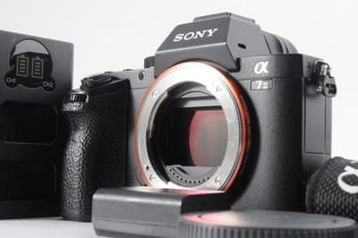SONY a7Ⅱ Mirrorless Digital Camera Body Near MINT w/ Cap, Strap, Battery
