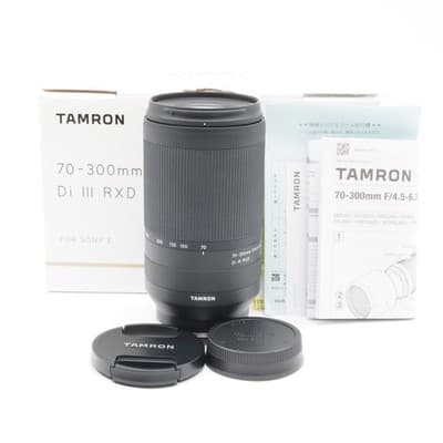 Tamron 70-300mm F/4.5-6.3 Di III RXD Sony E Mount (Model A047) Lens MINT a047s