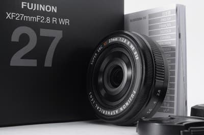 Objectif Fujifilm XF 27mm 2.8 presque comme neuf avec boîte, manuel,...