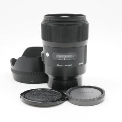 Sigma 35mm F/1.4 DG DN Sony E Mount Lens Near MINT From Japan Tested Working.