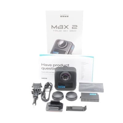 Caméscope GoPro Max2 comme neuf du Japon testé action fonctionnelle 8k noir...