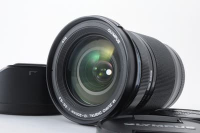 Olympus M.ZUIKO DIGITAL ED 12-200mm F/3.5-6.3 Lens Near MINT f3.5-6.3 box macro.