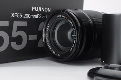 Fujifilm XF 55-200mm F/3.5-4.8 R LM OIS Lens Near MINT w/ Box, Manual, Case