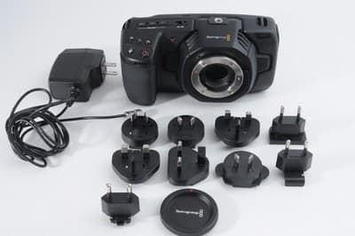 Blackmagic Pocket Cinema Camera 4k Near MINT w/ Battery, Charger,...
