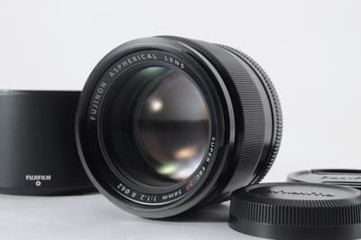 Fujifilm XF 56mm F/1.2 R Lens Near MINT w/ Front and Rear Caps, Hood.