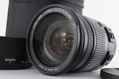 Sigma 17-50mm F/2.8 EX DC OS HSM Lens for Canon EF Near MINT