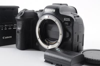 CANON EOS R6 Mirrorless Digital Camera Body Near MINT w/ Cap, Charger, Battery