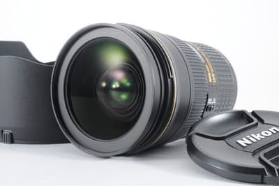 NIKON AF-S NIKKOR 24-70mm F/2.8 G Lens Near MINT w/ Front and Rear Caps, Hood