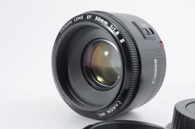 CANON LENS EF 50mm 1:1.8 Ⅱ Near MINT w/ Front and Rear Caps