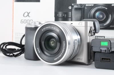 SONY Alpha a6000 Mirrorless Digital Camera w/ 16-50mm OSS Lens Near MINT 24.3mp