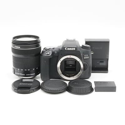 Canon EOS 8000D EF-S 18-135 IS STM Digital Camera Near MINT From Japan.
