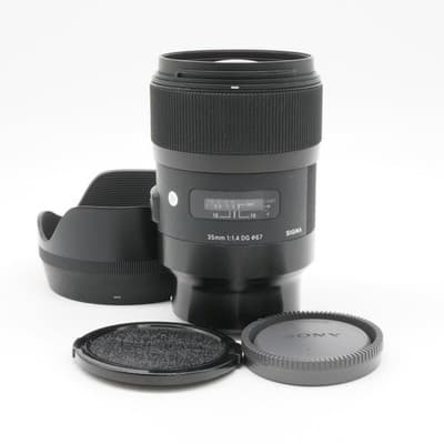 Obiettivo Sigma 35mm F/1.4 DG DN Sony attacco E quasi come nuovo testato...
