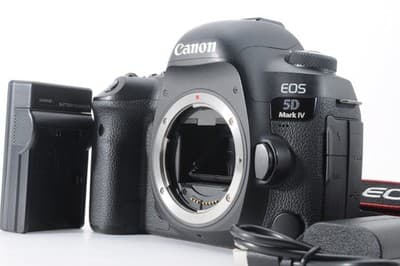 CANON EOS 5D IV Mirrorless Digital Camera Body Near MINT w/ Battery, Strap