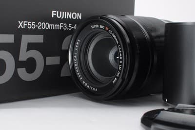 Fujifilm XF 55-200mm F/3.5-4.8 R LM OIS Lens Near MINT w/ Box, Manual, Case