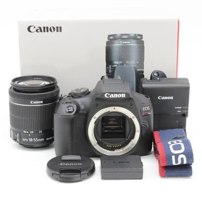 Canon EOS Kiss X90 Standard Zoom Lens Kit Near MINT From Japan Tested Working.