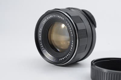 Pentax Asahi Opt Co. Super-Takumar 55mm F/2 Near MINT w/ Rear Cap