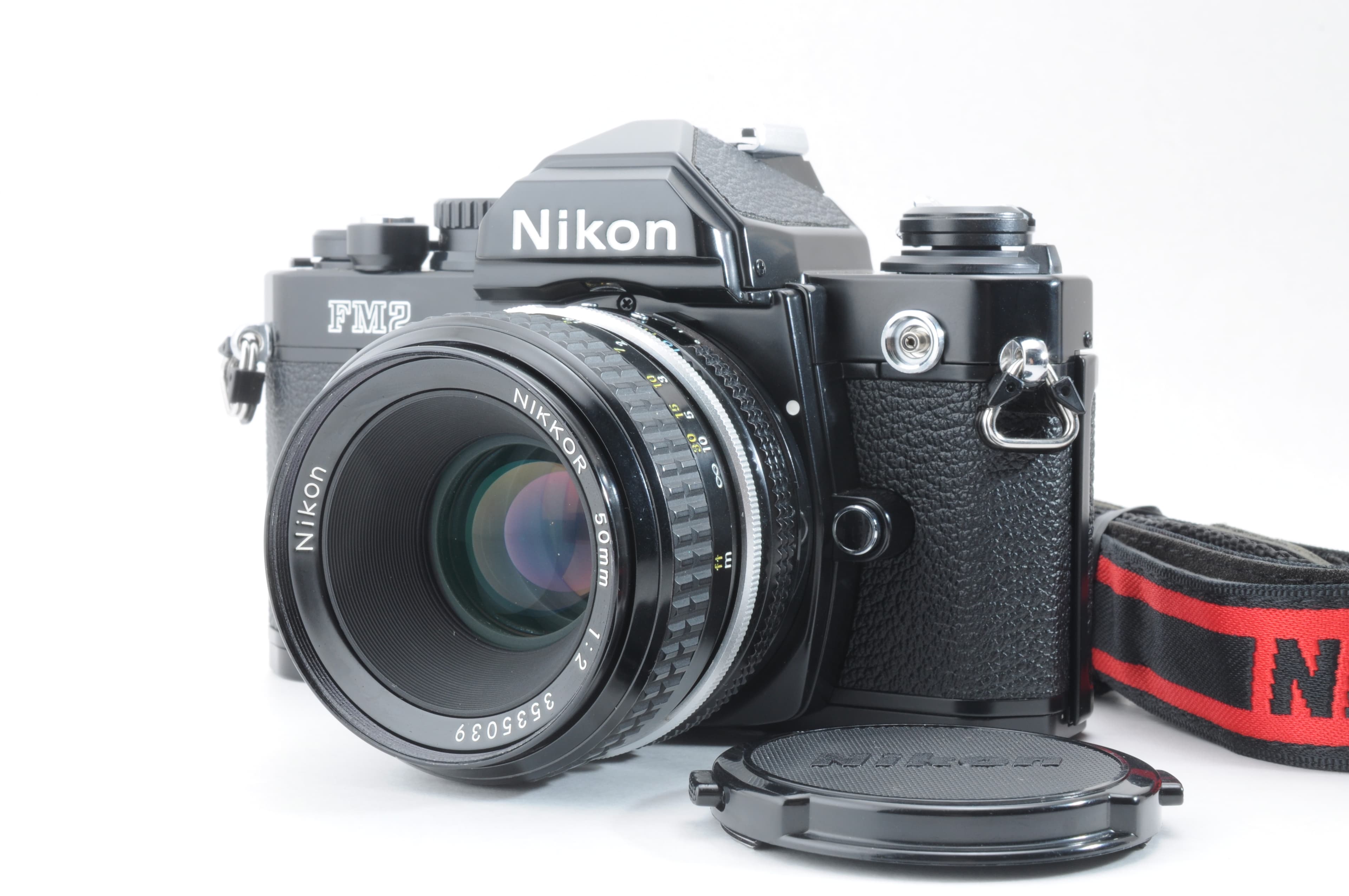 Nikon New FM2 FM2N Black + Ai 50mm f/2 SLR Film Camera