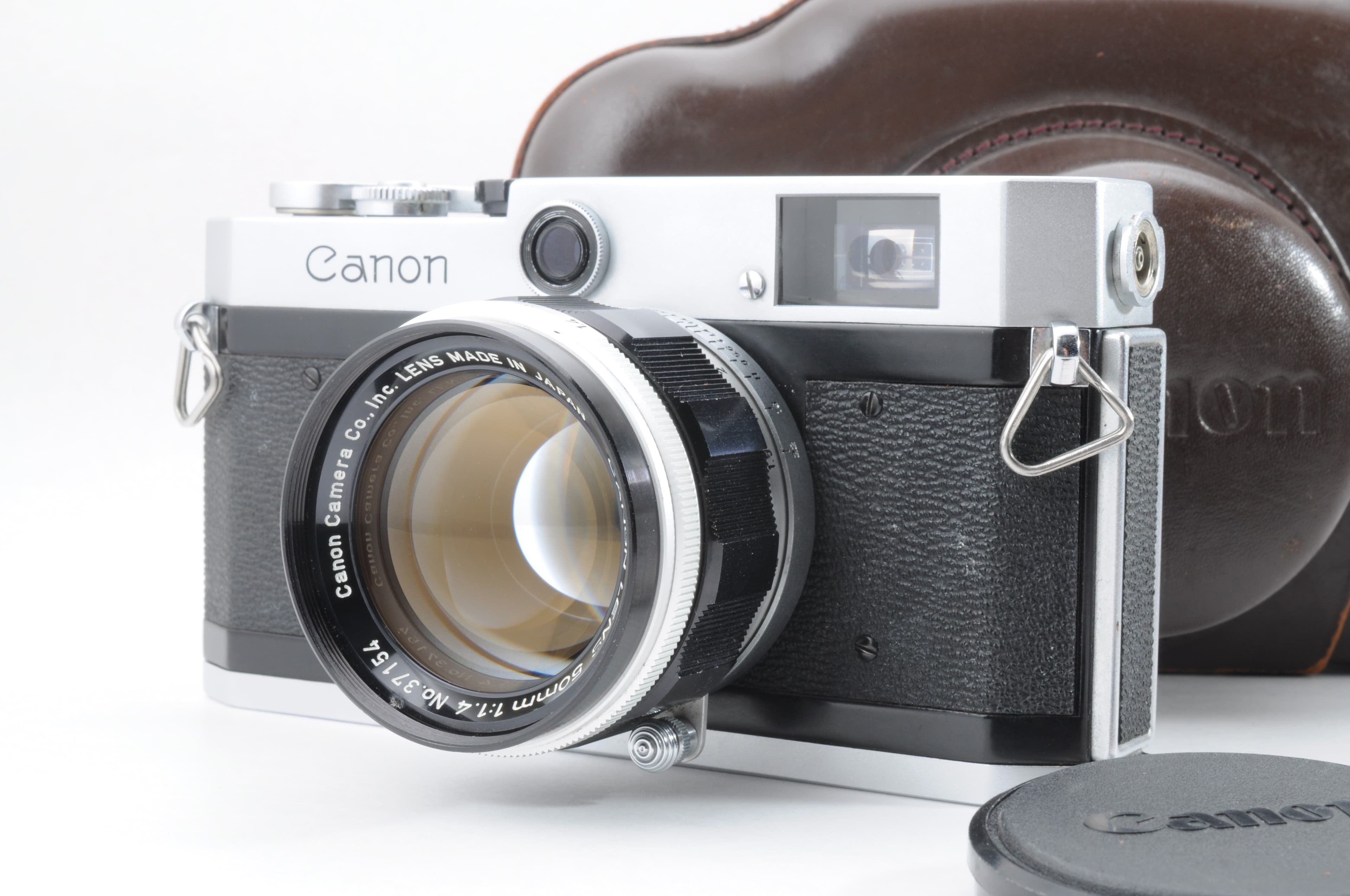 Canon P 35mm Rangefinder Film Camera 50mm F/1.4 LENS With Case