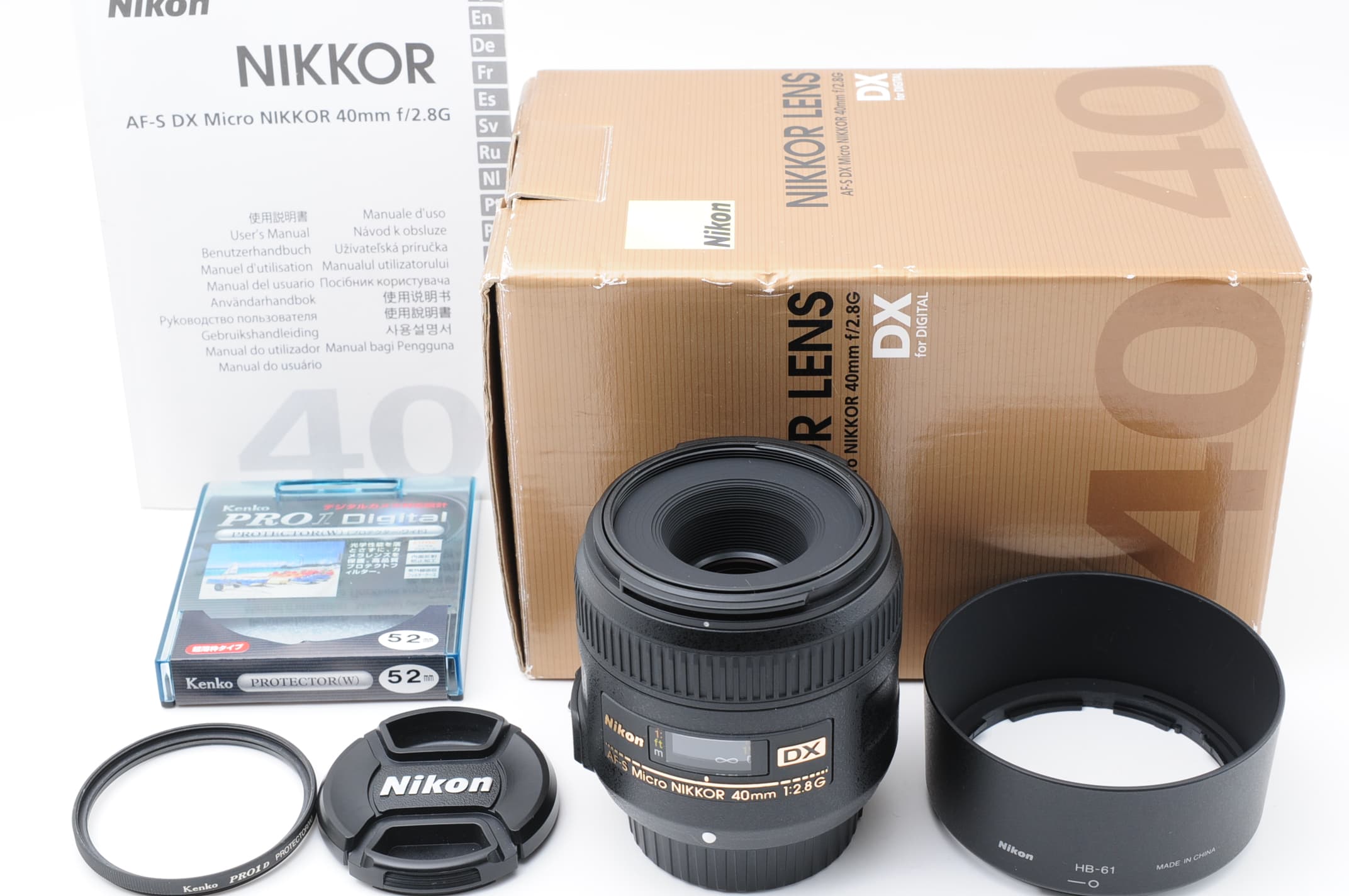 NIKON AF-S DX Micro NIKKOR 40mm f/2.8G Lens From JAPAN