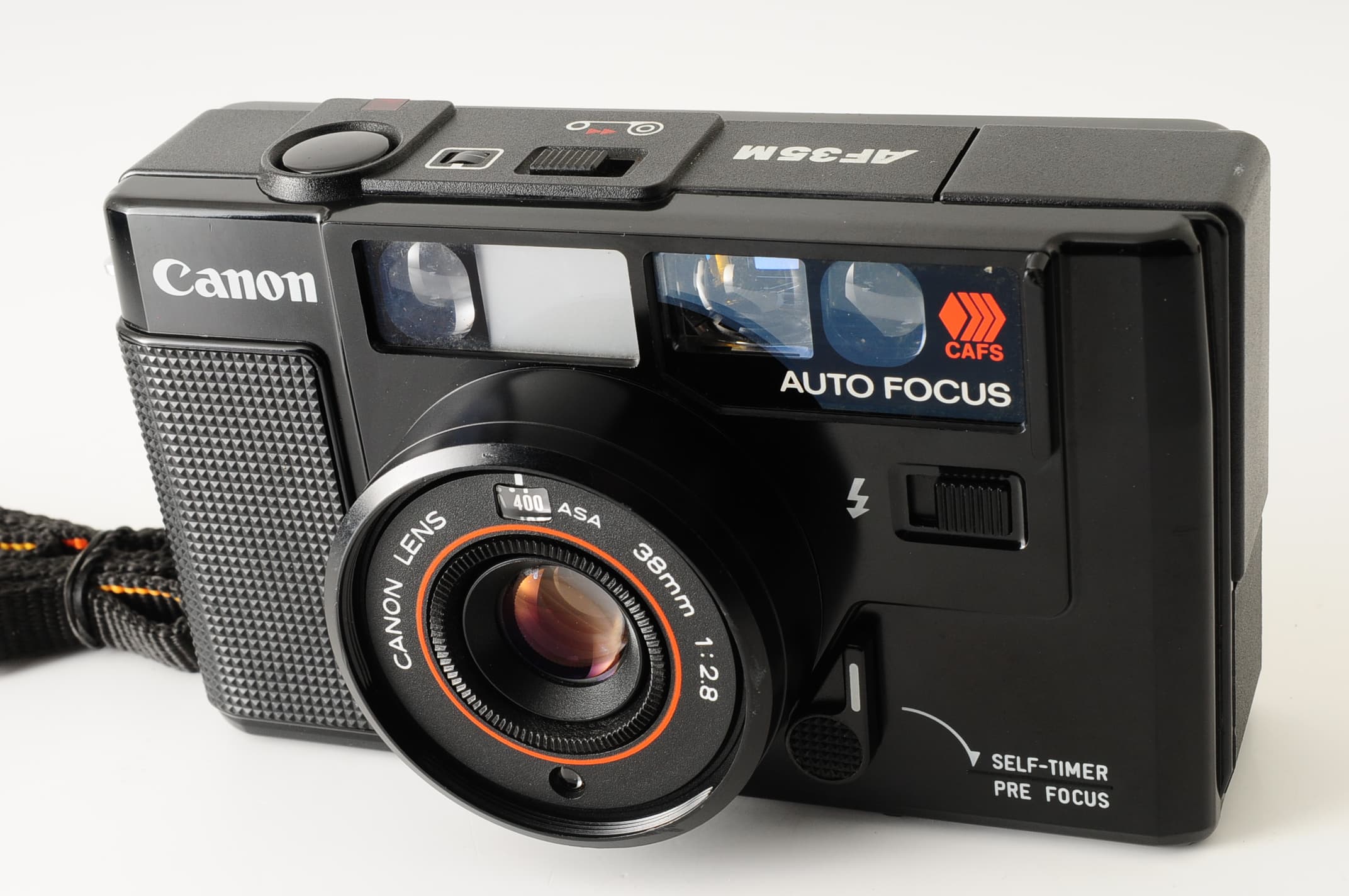 Canon AF35M Autoboy Black Point & Shoot 35mm Film Camera From JAPAN