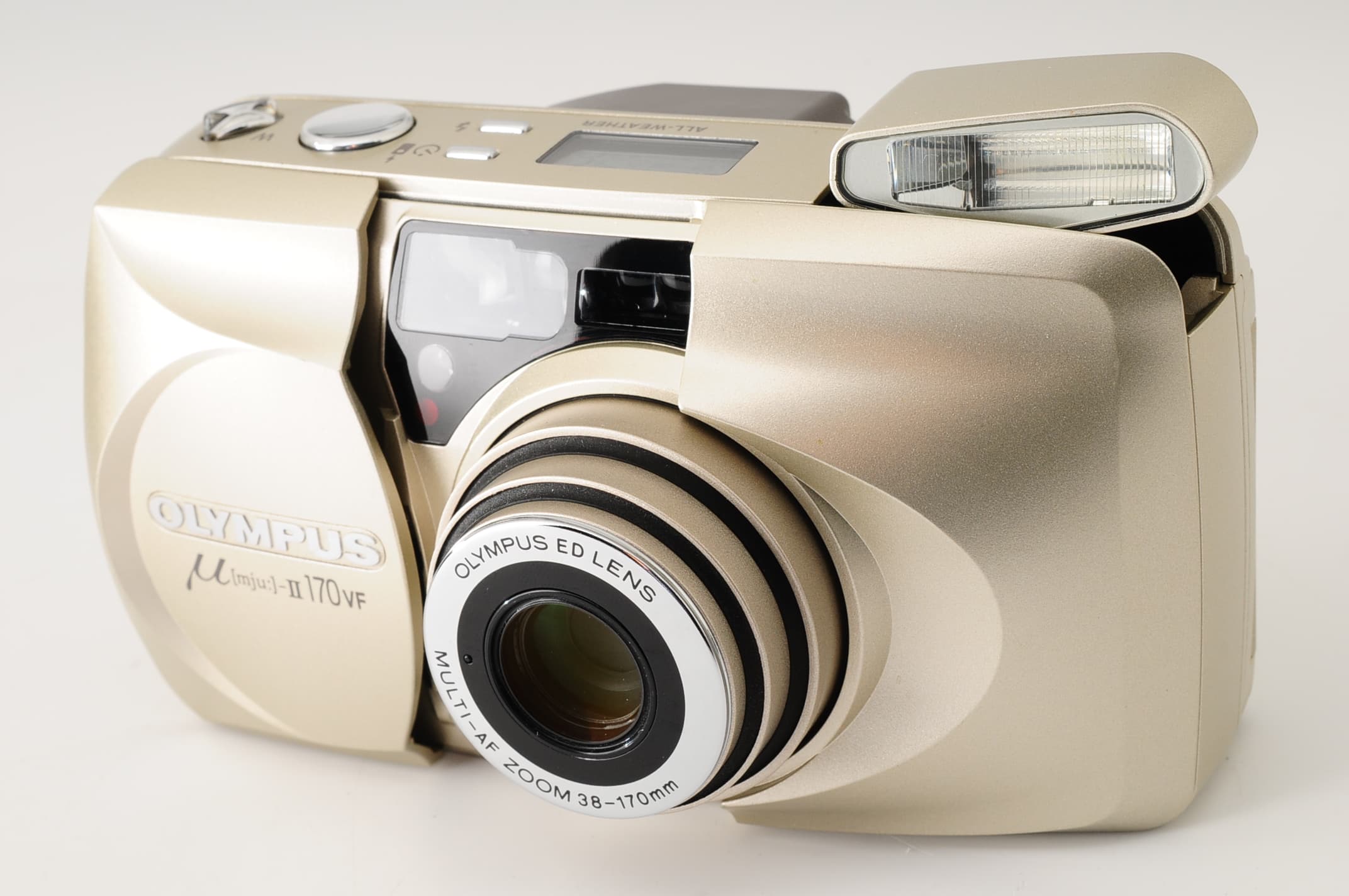 Olympus mju μ stylus II 170 VF 35mm Compact Film Camera From JAPAN